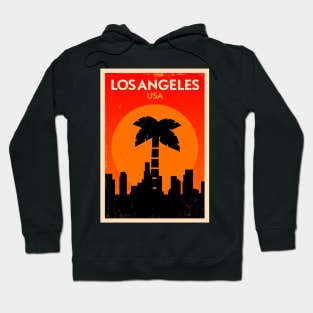 Los Angeles Poster Design Hoodie